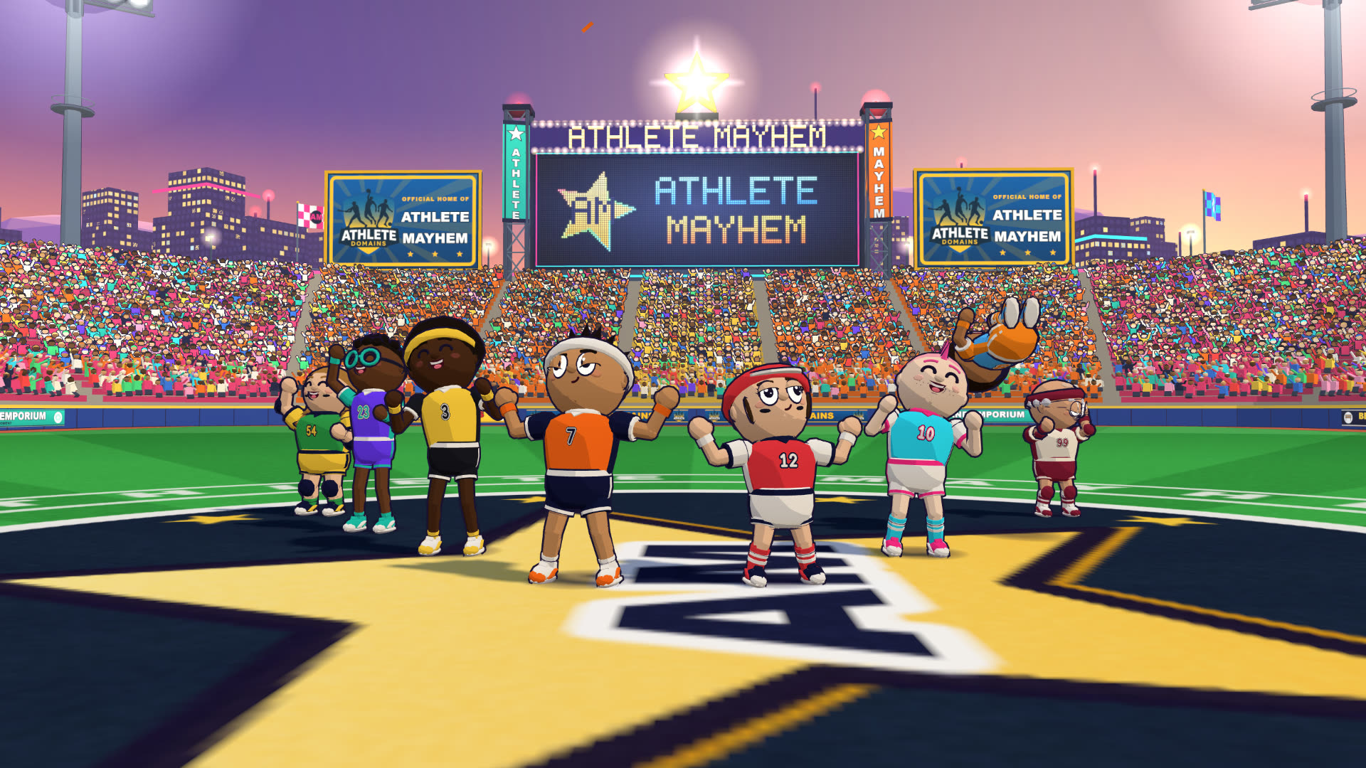 Athlete Mayhem key art